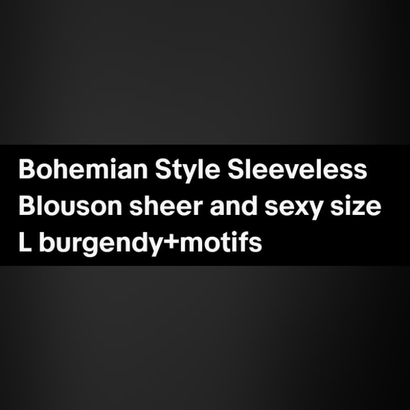 Woman Large sheer blouse - Picture 7 of 7